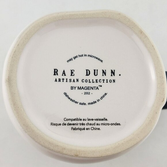 ⭐️2/ $50⭐️ Rae Dunn LET'S GET  LOST Artisan White Coffee Tea Mug Large Letters - Picture 9 of 11